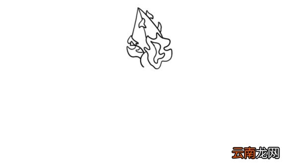 火尖枪简笔画