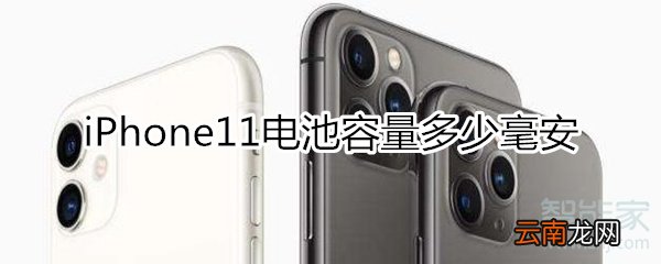iphone11电池容量多少毫安