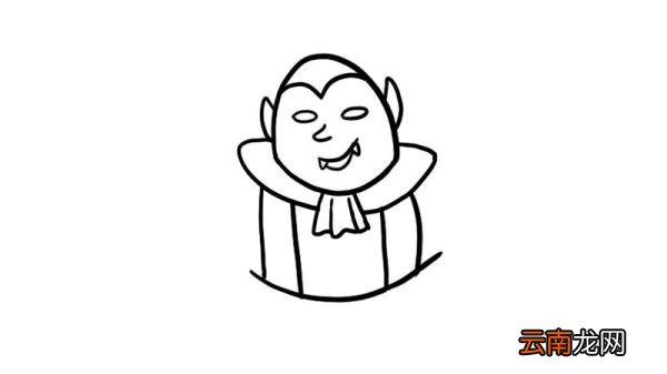 吸血鬼简笔画