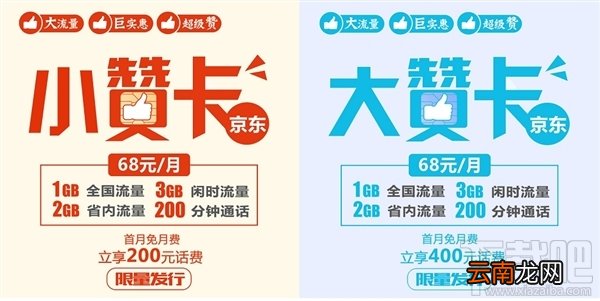 京东赞卡是什么？京东大赞卡和小赞卡多少钱一个月有什么区别？