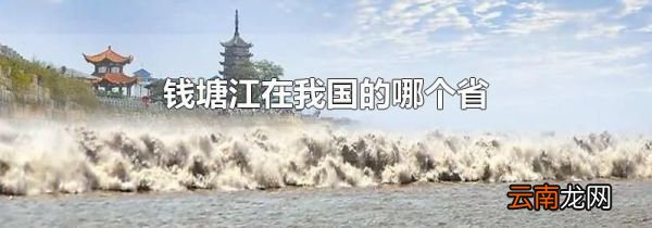 钱塘江在我国的哪个省