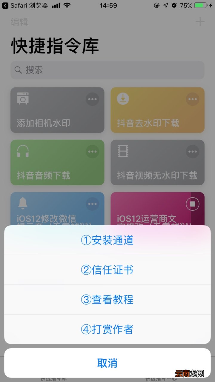 抖音ios12运营商文字更改具体操作方法