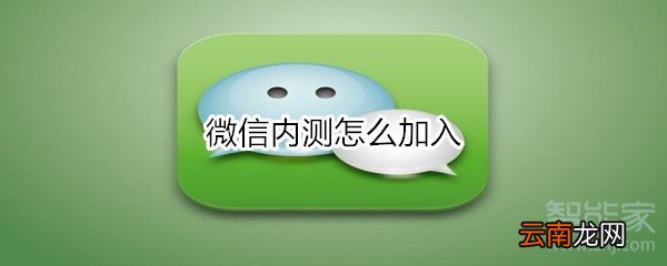 微信内测怎么加入