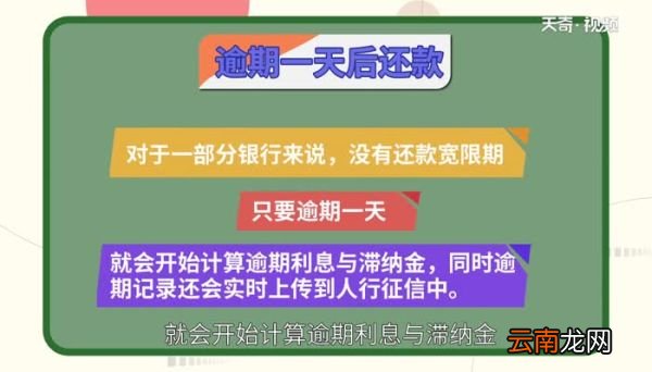 信用卡逾期一天有影响吗 信用卡逾期一天后果严重吗