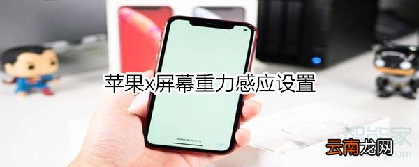 苹果x屏幕重力感应设置