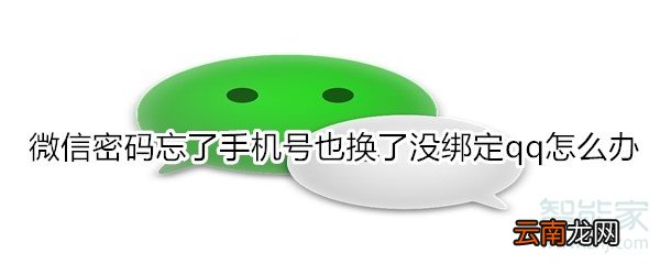 微信密码忘了手机号也换了没绑定qq怎么办
