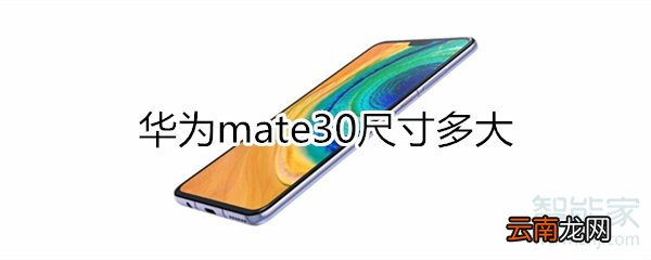 mate30尺寸