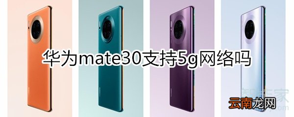 mate30支持5g网络吗