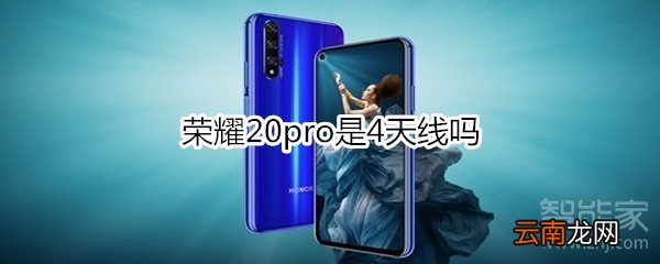 荣耀20pro是4天线吗