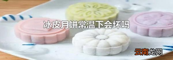 冰皮月饼常温下会坏吗