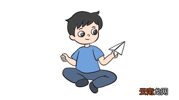 简笔画男孩画法简笔画男孩步骤