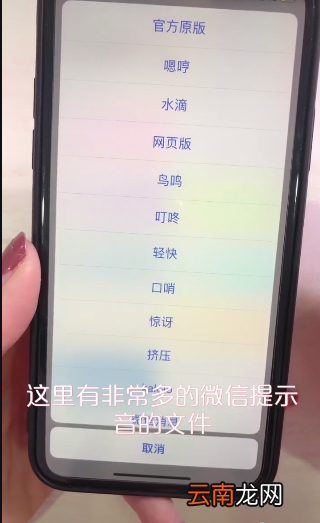 iphone手机如何更换微信提示音
