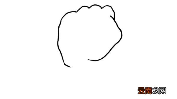 加油鼓励的手势简笔画