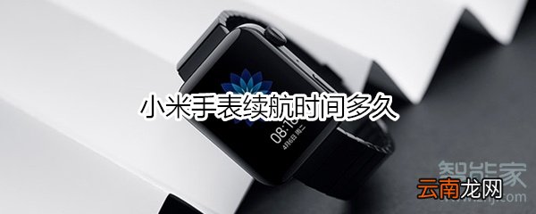 小米手表续航时间多久