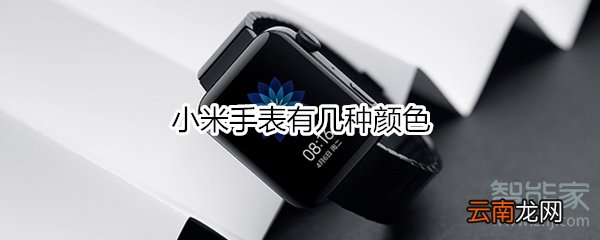 小米手表有几种颜色