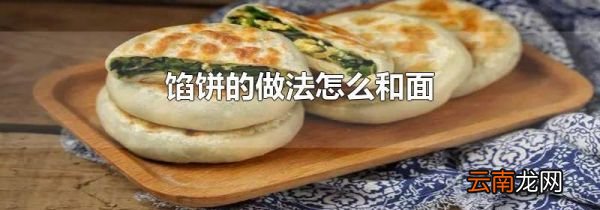 馅饼的做法怎么和面