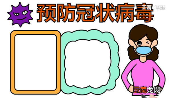 2020冠状病毒手抄报 2020冠状病毒画报