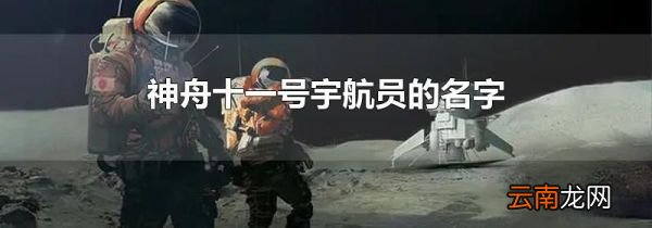 神舟十一号宇航员的名字