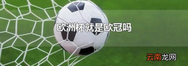 欧洲杯就是欧冠吗