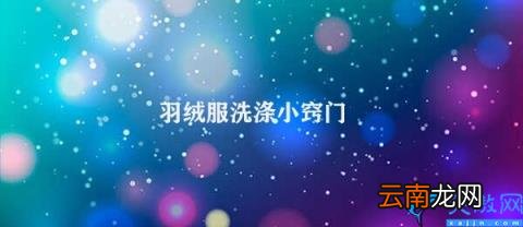 羽绒服洗涤小技巧 羽绒服洗涤小窍门
