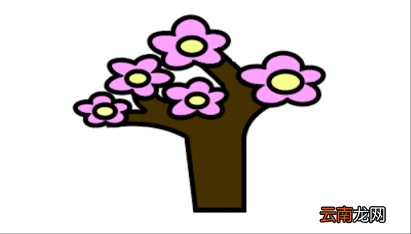 桃花树简笔画 桃花树简笔画怎么画