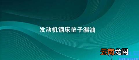 如何避免发动机钢床垫子漏油 发动机钢床垫子漏油
