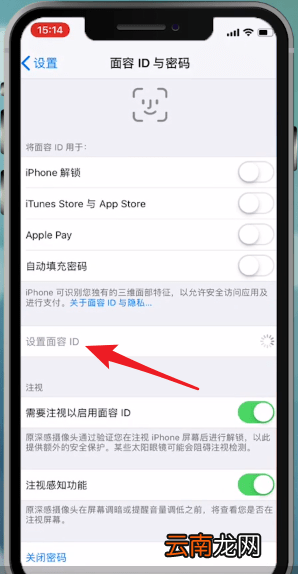 iPhone X中设置面容id具体操作流程介绍