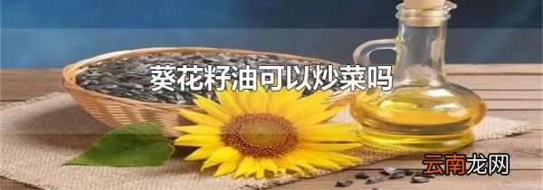 葵花籽油可以炒菜吗