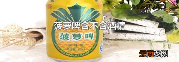 菠萝啤含不含酒精