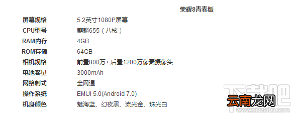 荣耀8青春版和荣耀V8哪个好？荣耀V8和荣耀8青春版区别对比