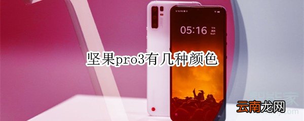 坚果pro3有几种颜色