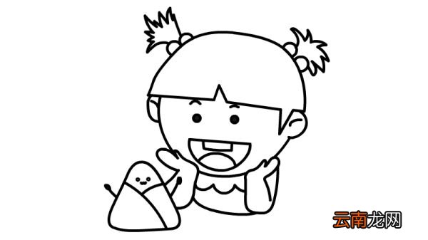端午节主题简笔画怎么画端午节主题简笔画画法