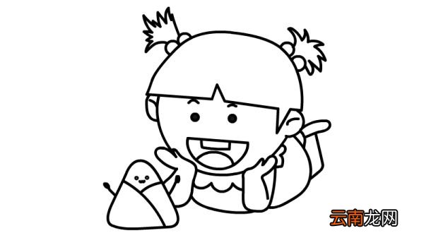 端午节主题简笔画怎么画端午节主题简笔画画法