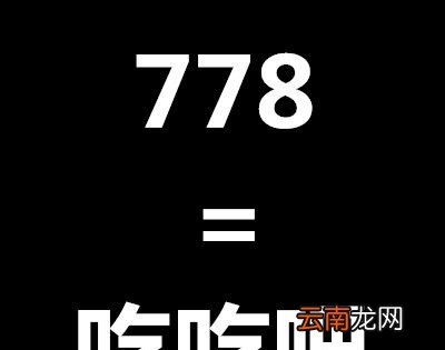 778是什么意思？