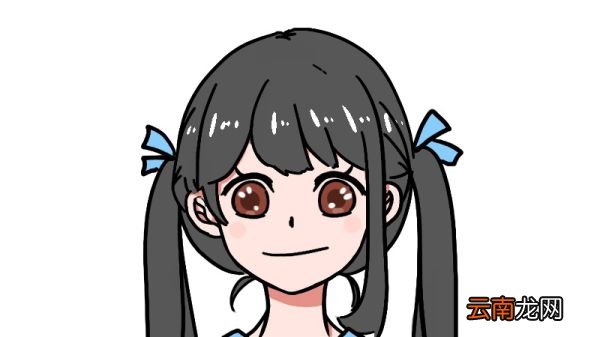 女生头像简笔画