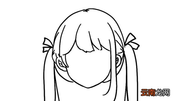 女生头像简笔画