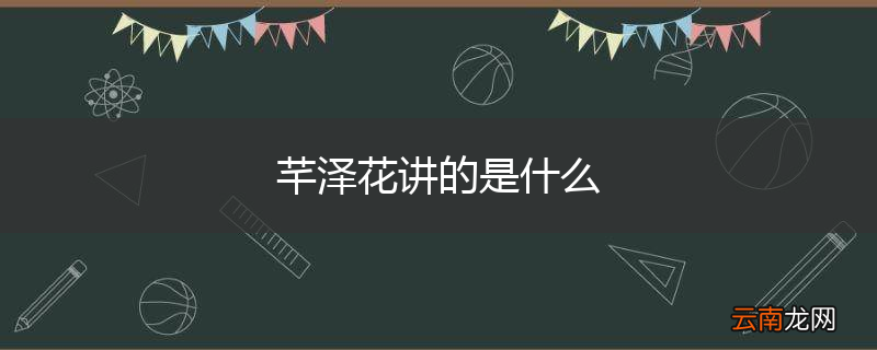 芊泽花讲的是什么