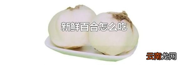 新鲜百合怎么吃