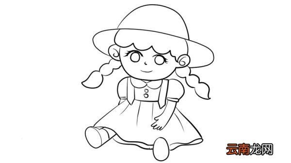 卡通娃娃简笔画 卡通娃娃简笔画怎么画