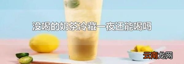 没喝的奶茶冷藏一夜还能喝吗