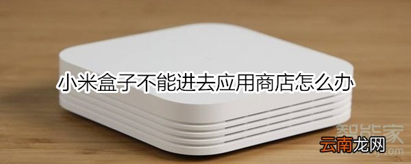 小米盒子不能进去应用商店怎么办