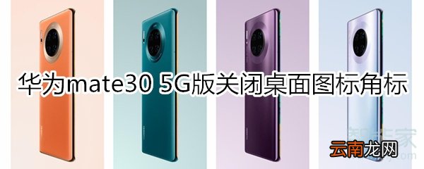 华为mate30 5G版怎么关闭桌面图标角标