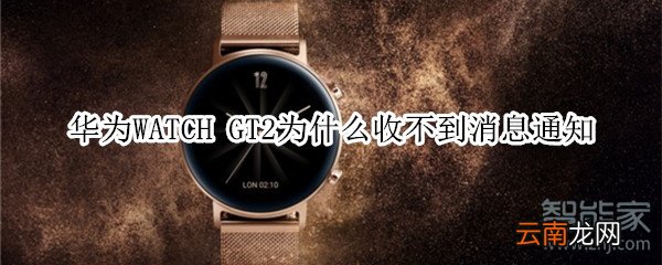 华为WATCH GT2为什么收不到消息通知