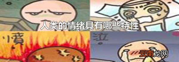 人类的情绪具有哪些特性