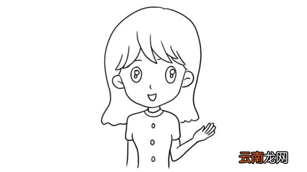 女生头像手绘简笔画