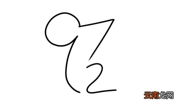 老鼠数字简笔画 老鼠的简单画法
