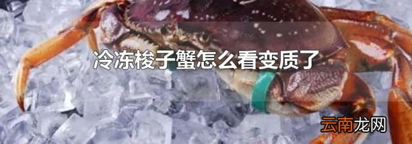 冷冻梭子蟹怎么看变质了