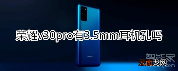 荣耀v30pro有3.5mm耳机孔吗