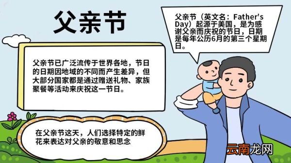 父亲节手抄报内容文字 父亲节手抄报内容文字的画法
