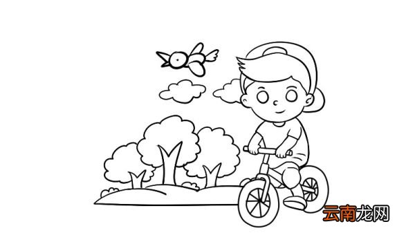 人与自然简笔画怎么画人与自然简笔画画法